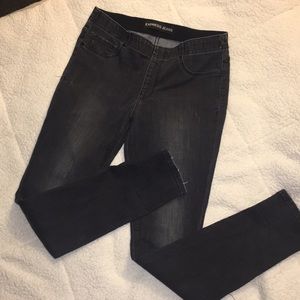 Express faded Blk Jegging